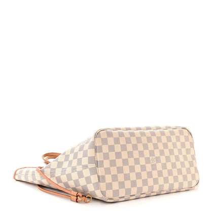 Louis Vuitton Damier Azur Neo Neverfull MM Rose Ballerine 5 of 10