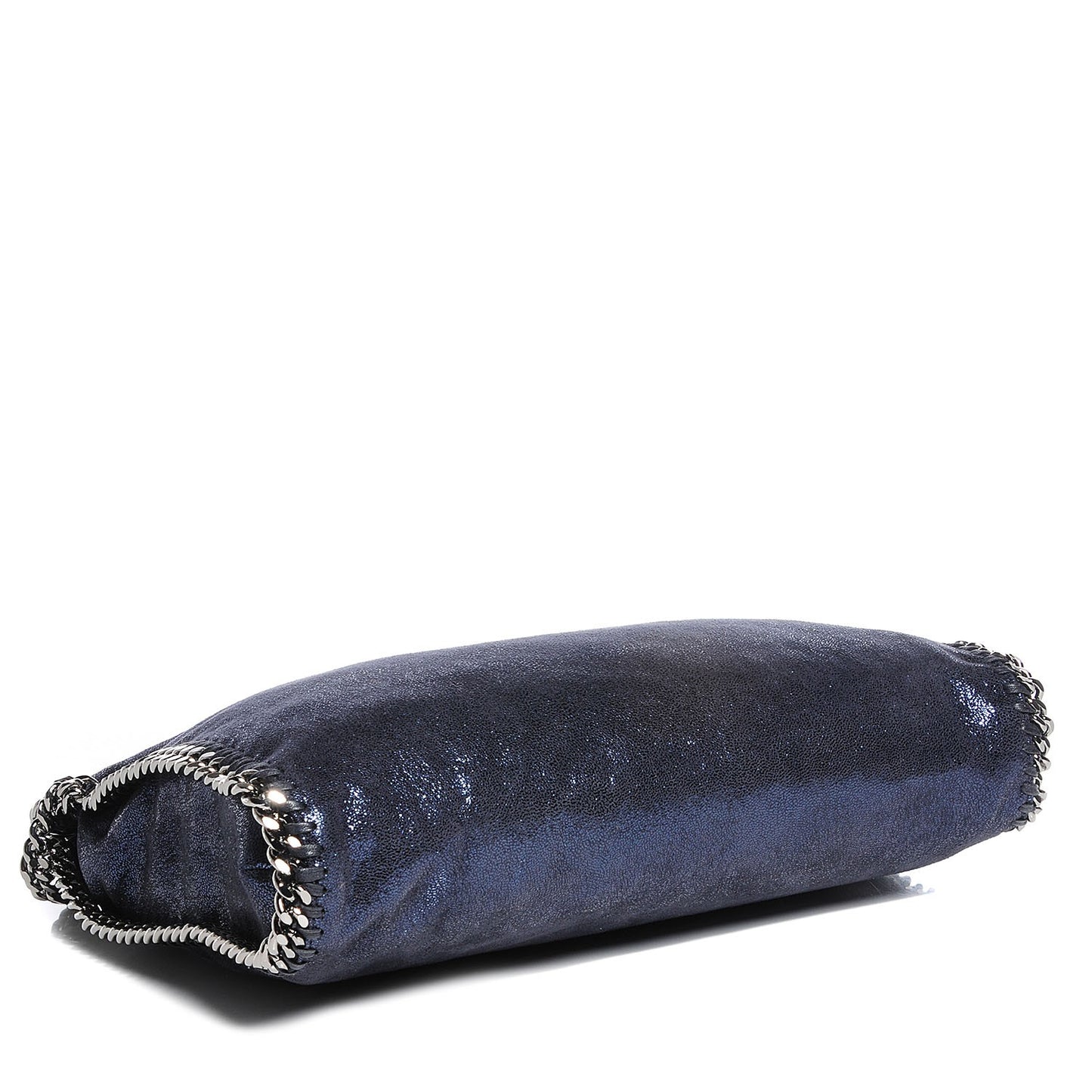 Faux Leather Falabella Shaggy Deer Fold Over Tote Ink