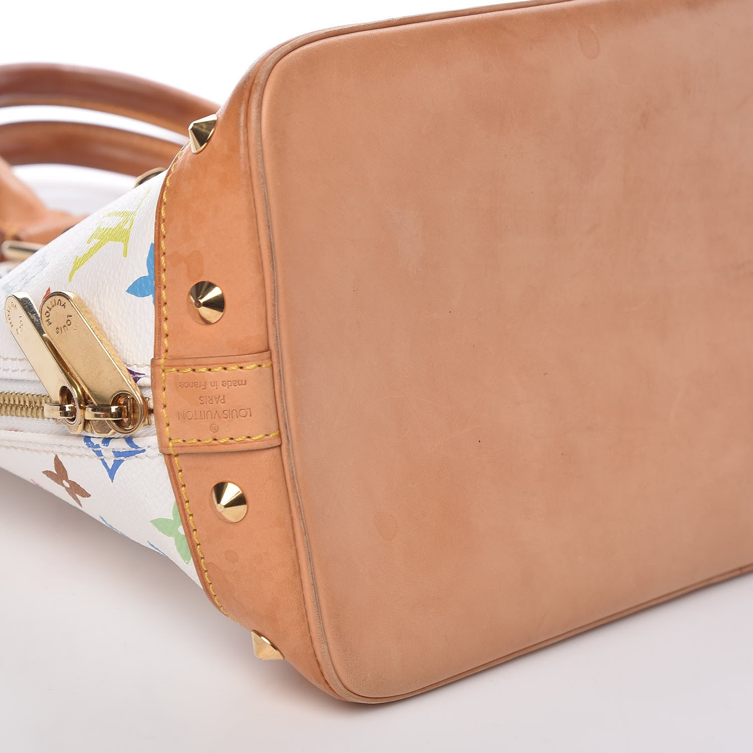 Louis Vuitton Monogram Multicolor Alma White 8 of 12