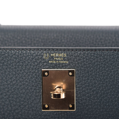 Hermes Togo Horseshoe Kelly Retourne 28 Vert Cypress Malachite 8 of 12