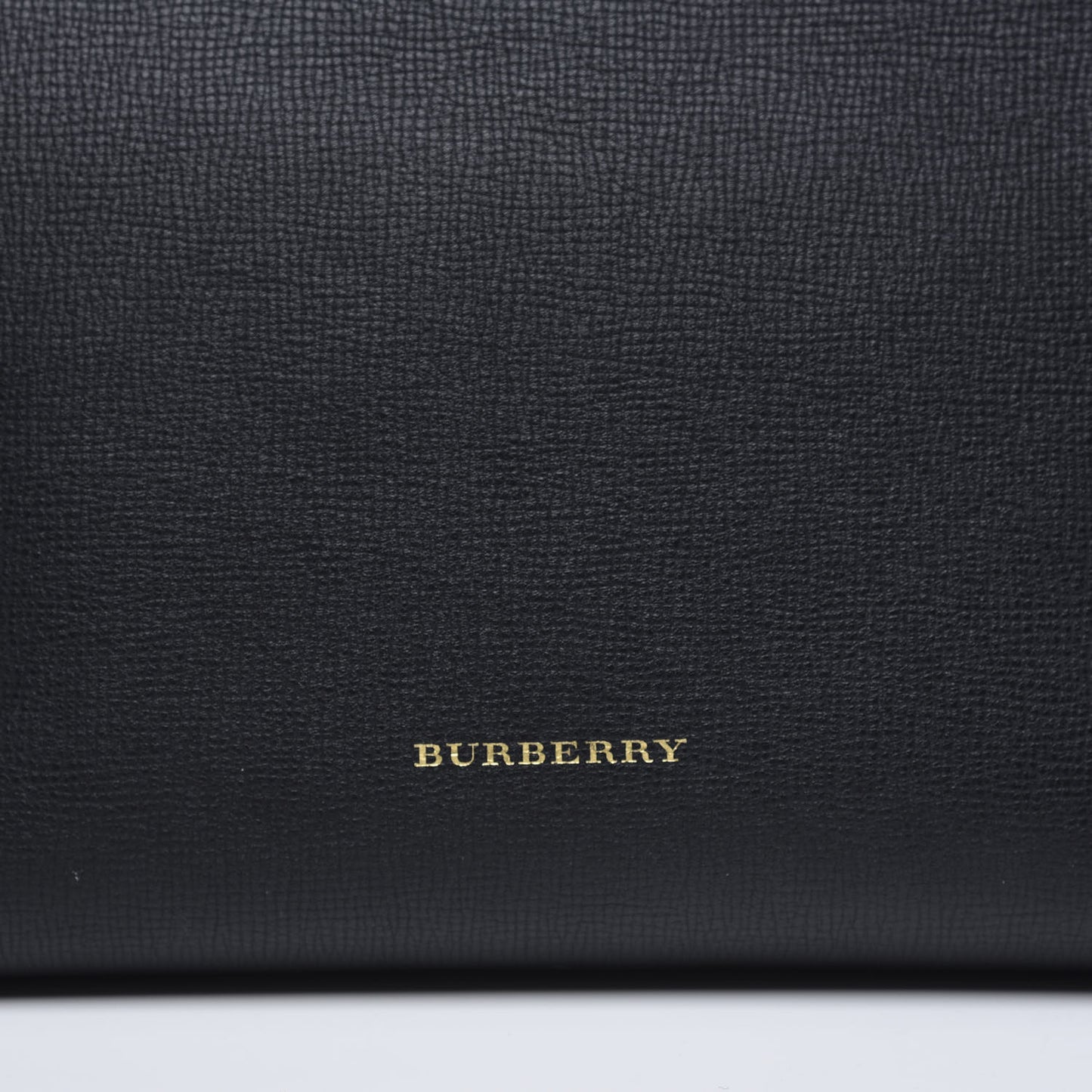 Derby Calfskin House Check Medium Welburn Tote Black