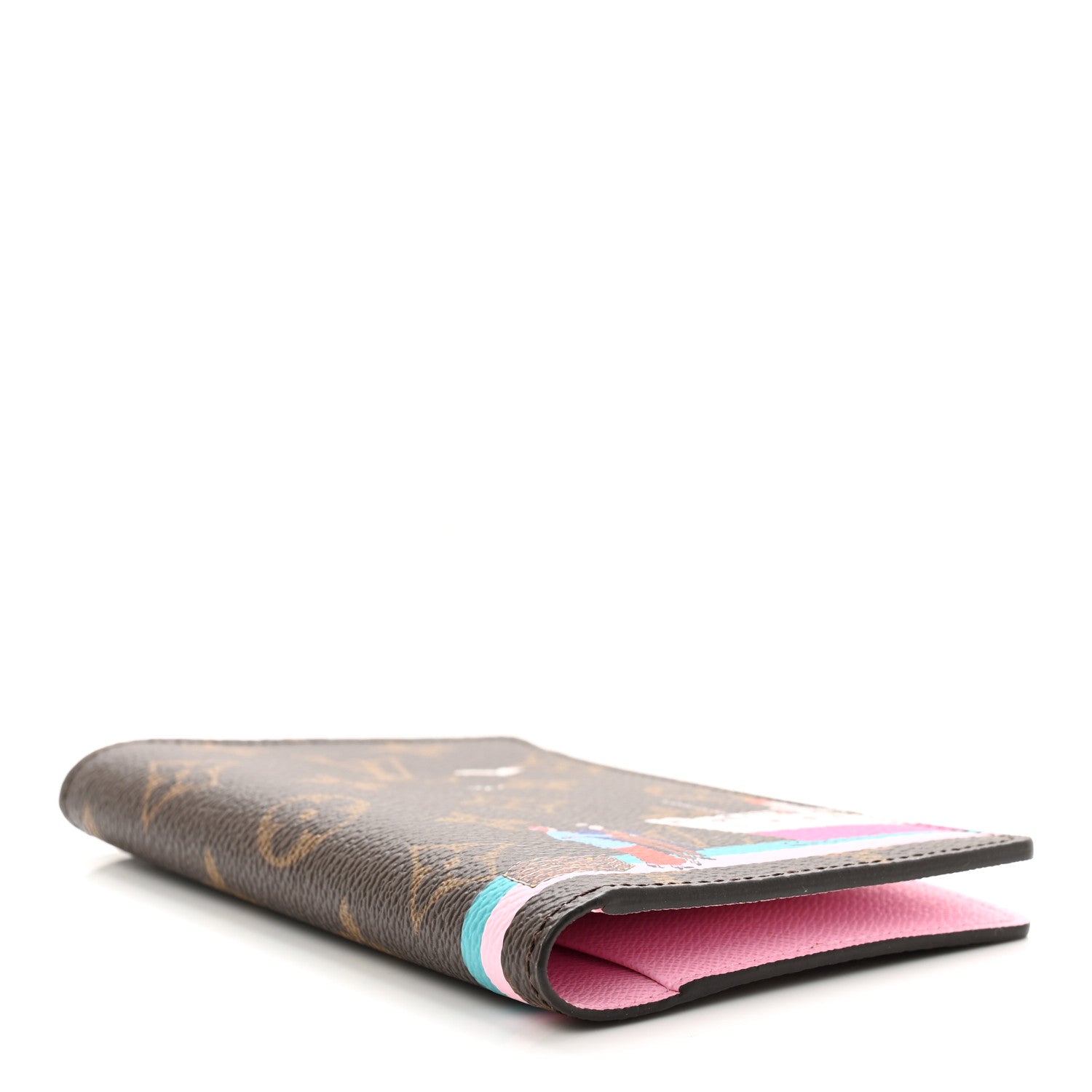 Louis Vuitton Monogram 2016 Christmas Animation Passport Cover Rose Ballerine 4 of 6