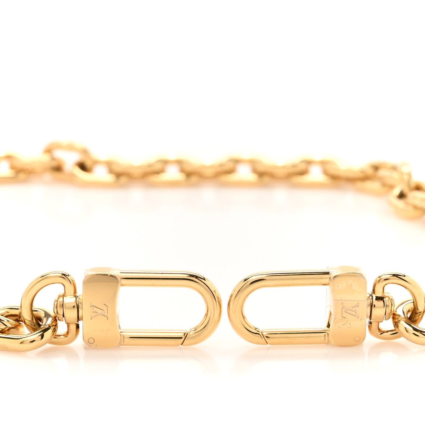 Metal Pochette Accessories Chain Strap Gold