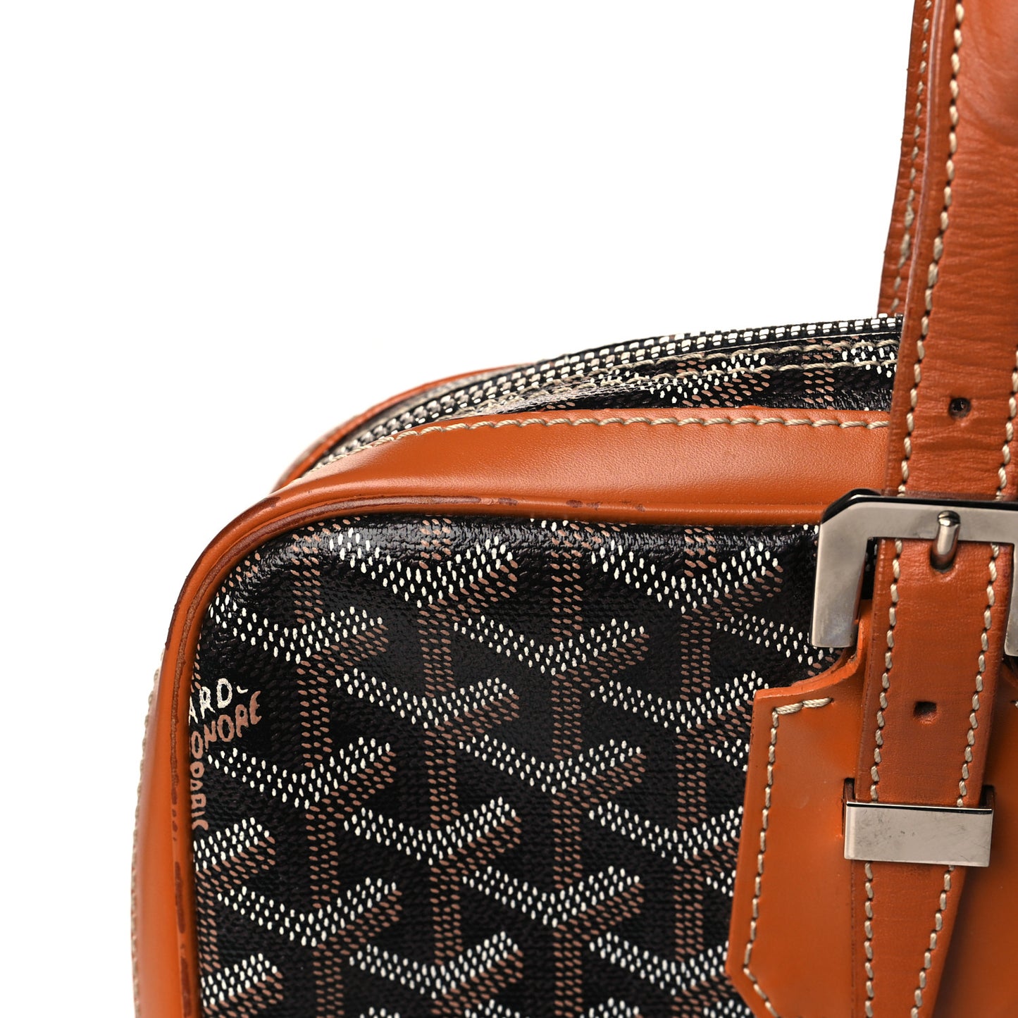 Goyardine Ambassade PM Briefcase Black Gold