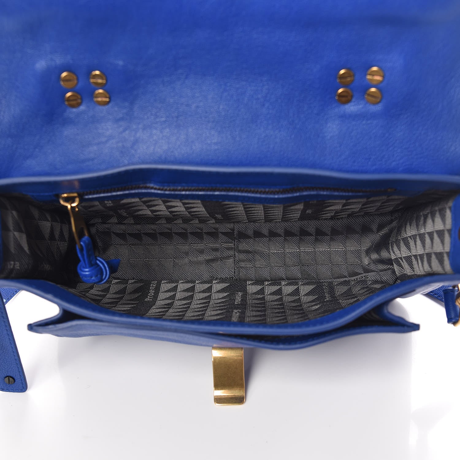 Proenza Schouler Lambskin Tiny PS1 Satchel Royal Blue 5 of 12