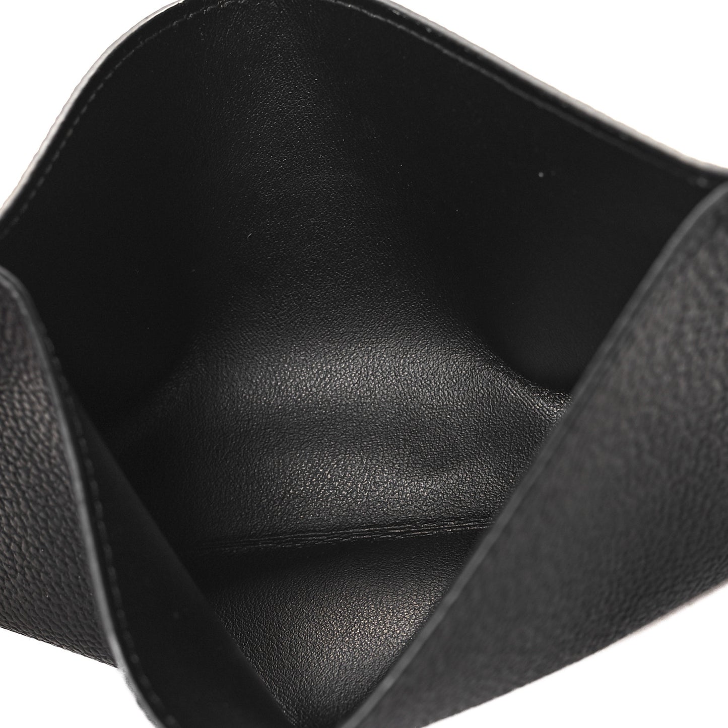 Calfskin Felicie Chain Wallet Card Holder Insert Black