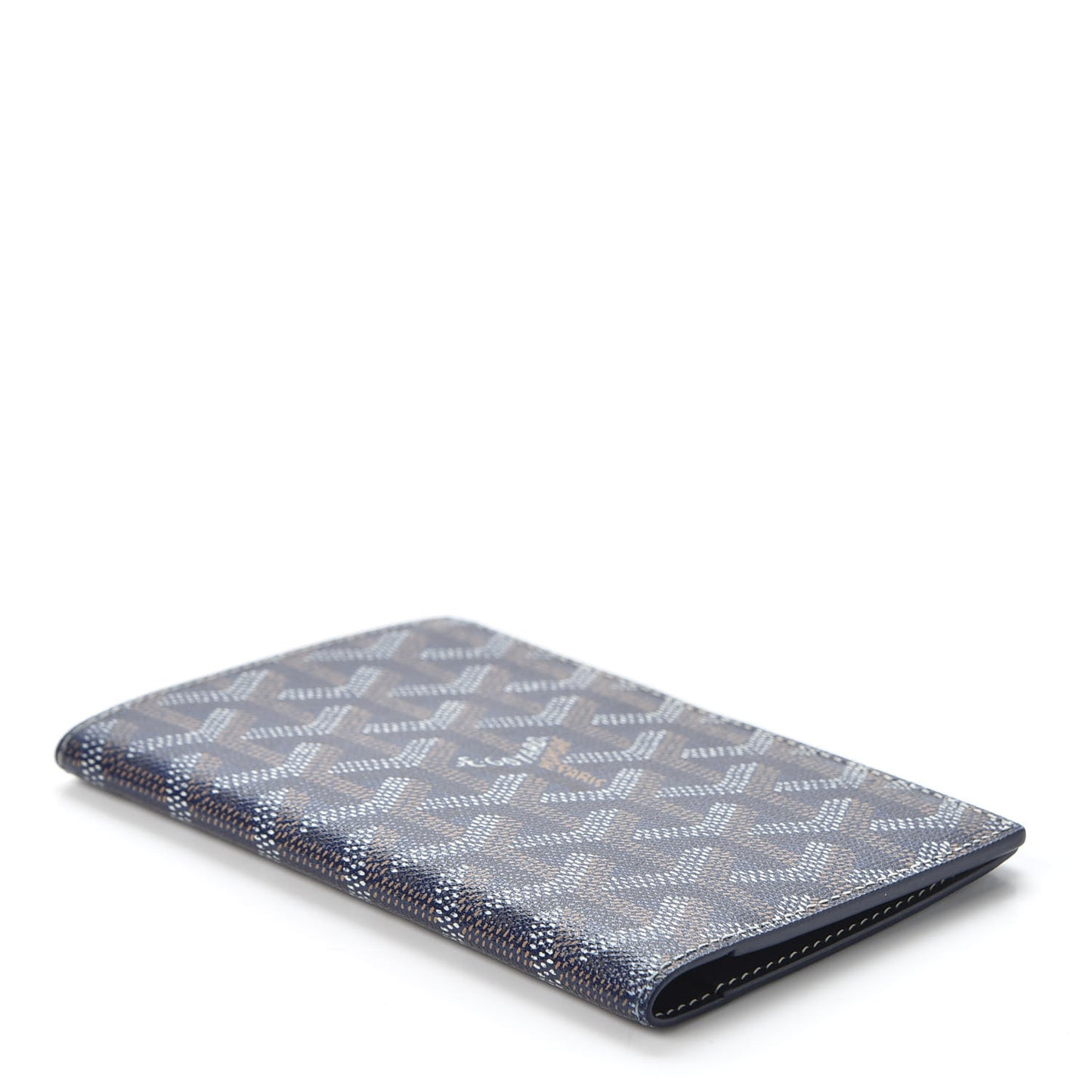 Goyardine Passport Wallet Navy