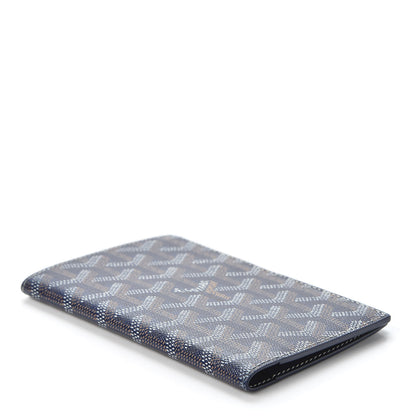 Goyard Goyardine Passport Wallet Navy 3 of 8