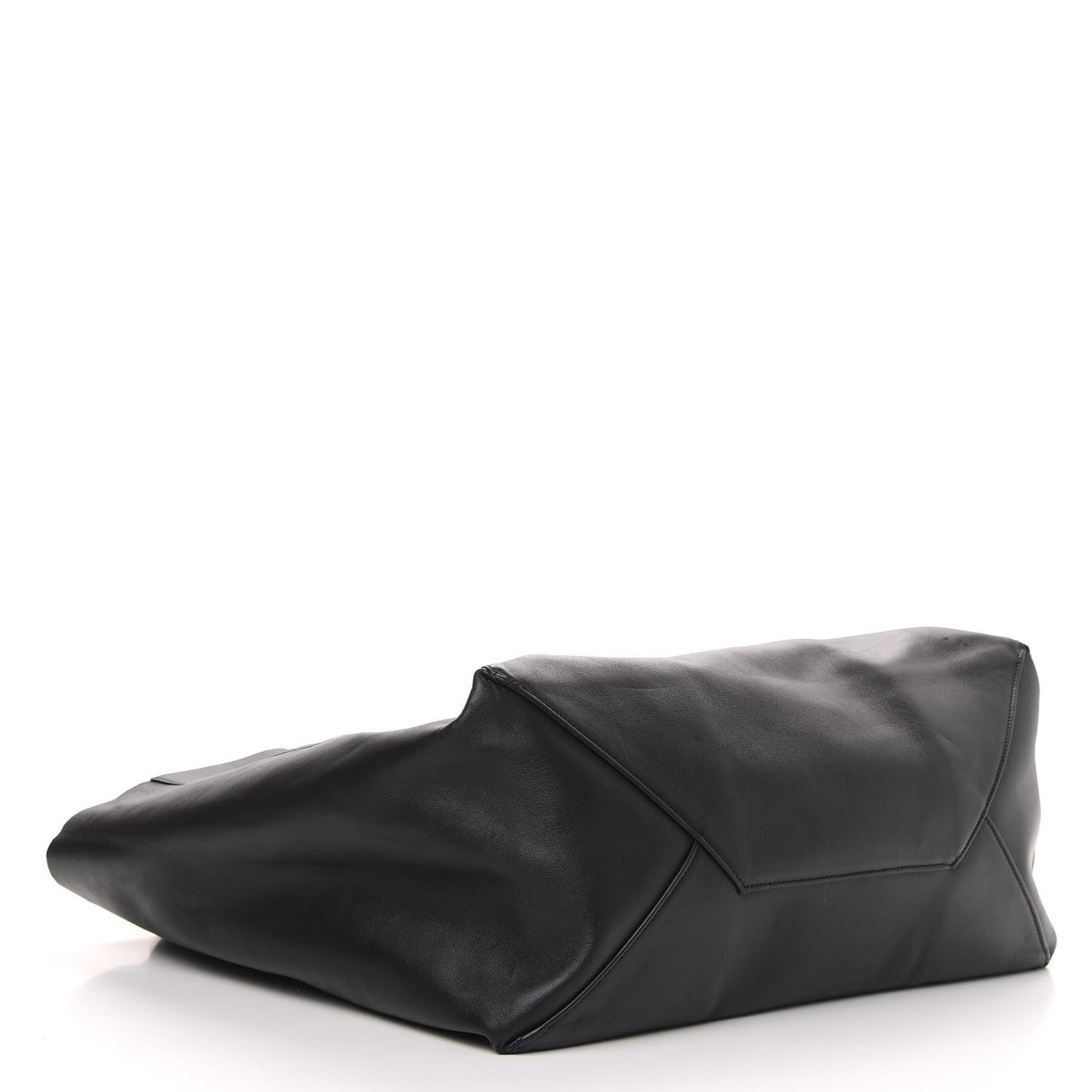 Lambskin Horizontal Cabas Black