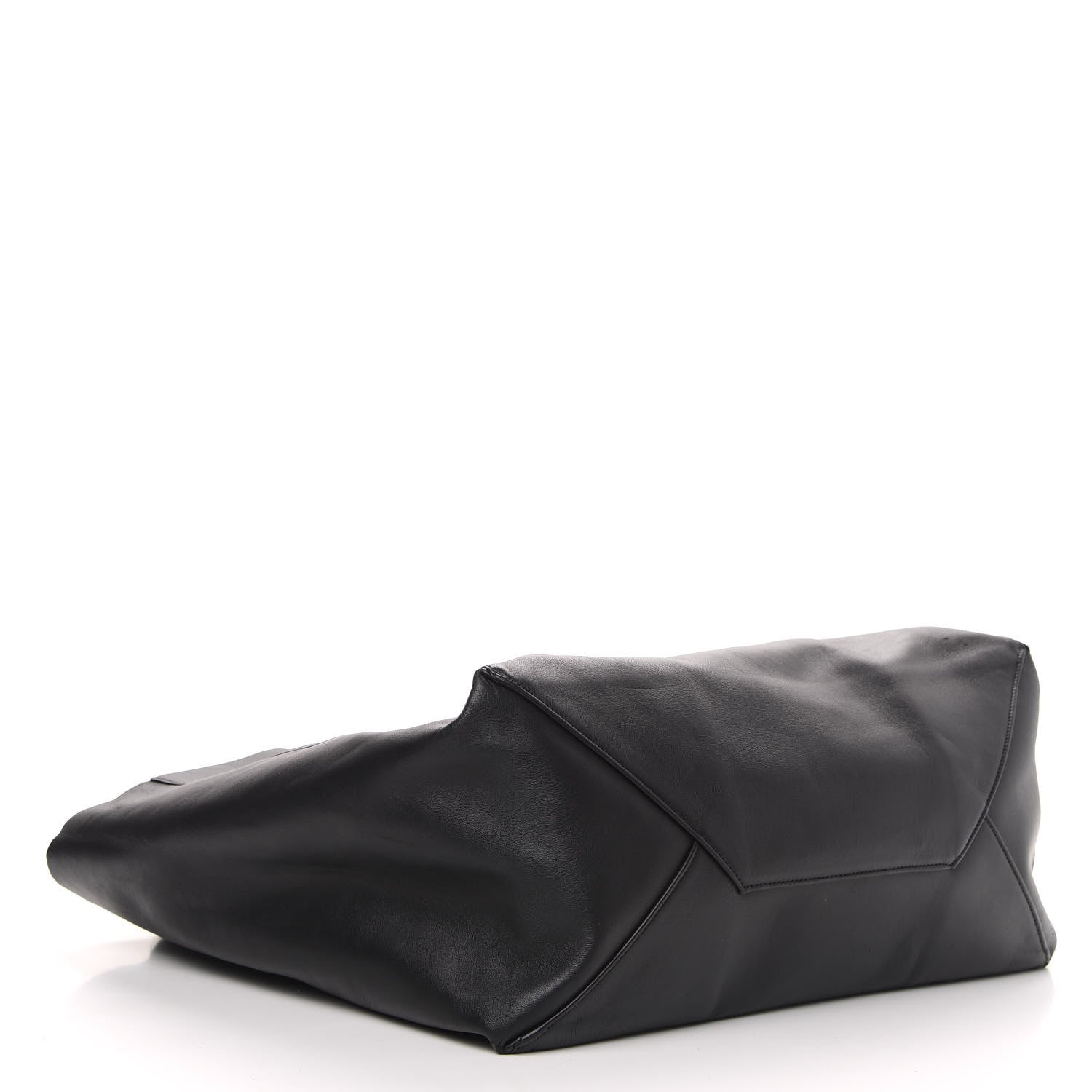Celine Lambskin Horizontal Cabas Black 4 of 12