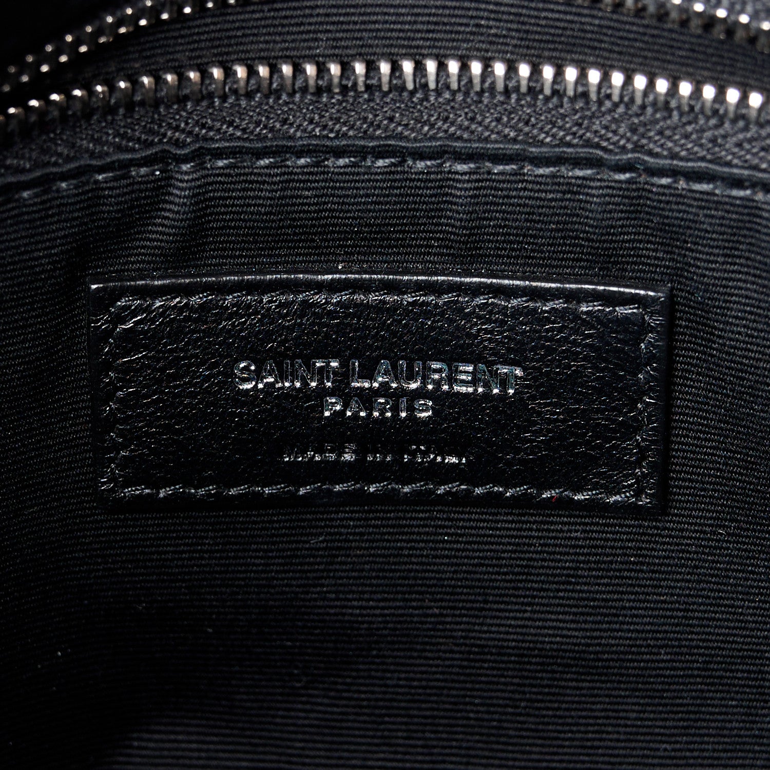Saint Laurent Lambskin Quilted Small Loulou Puffer Monogram Chain Satchel Black 6 of 15