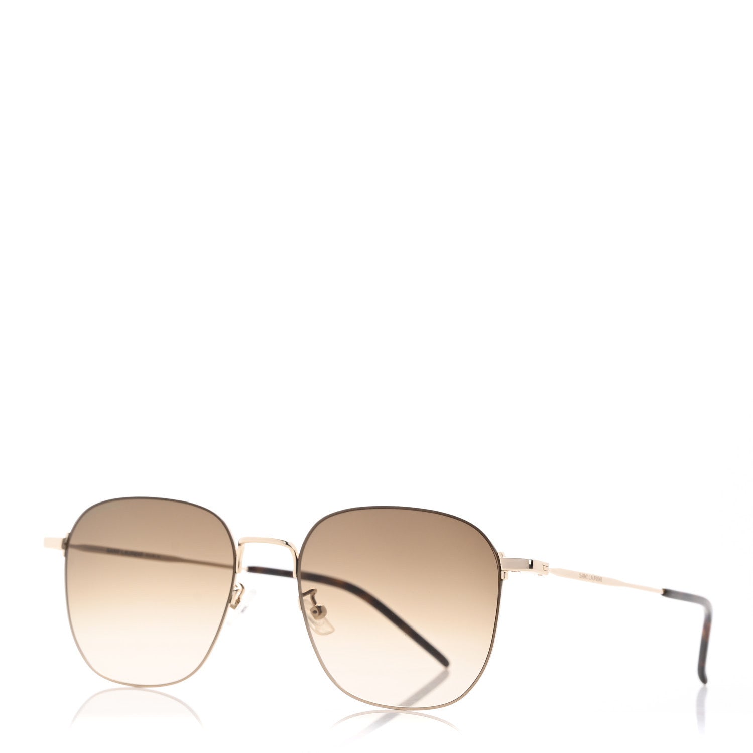 Saint Laurent Wire SL388/K Sunglasses Gold 1 of 9