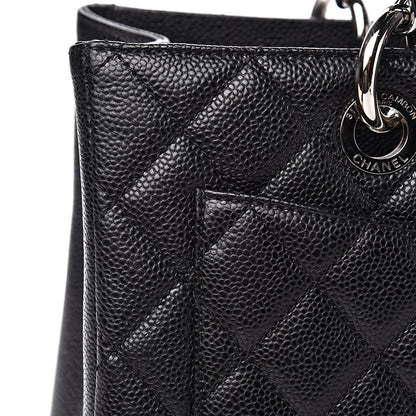 Chanel Caviar Quilted Grand Shopping Tote GST Black 13 of 14