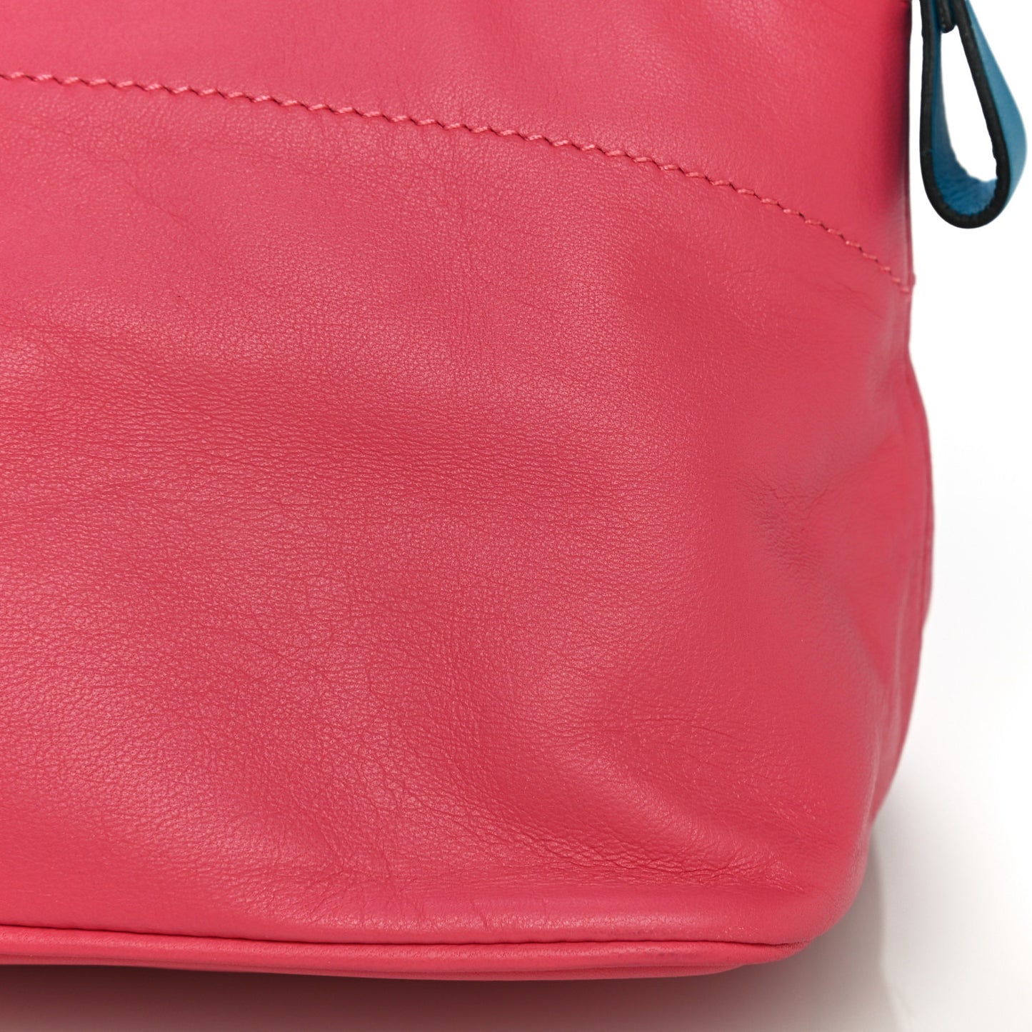 Lambskin Swift Tohubohu Pouch PM Rose Azalee Bleu Zanzibar