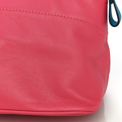 Hermes Lambskin Swift Tohubohu Pouch PM Rose Azalee Bleu Zanzibar 14 of 15