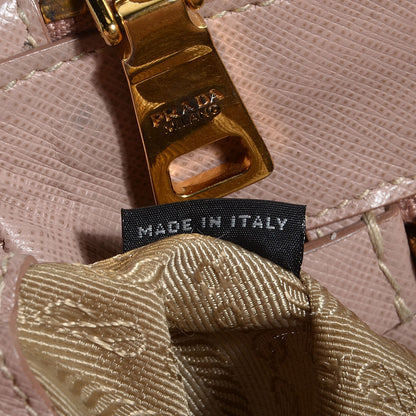 Prada Saffiano Lux Small Double Zip Tote Cammeo 2 of 11