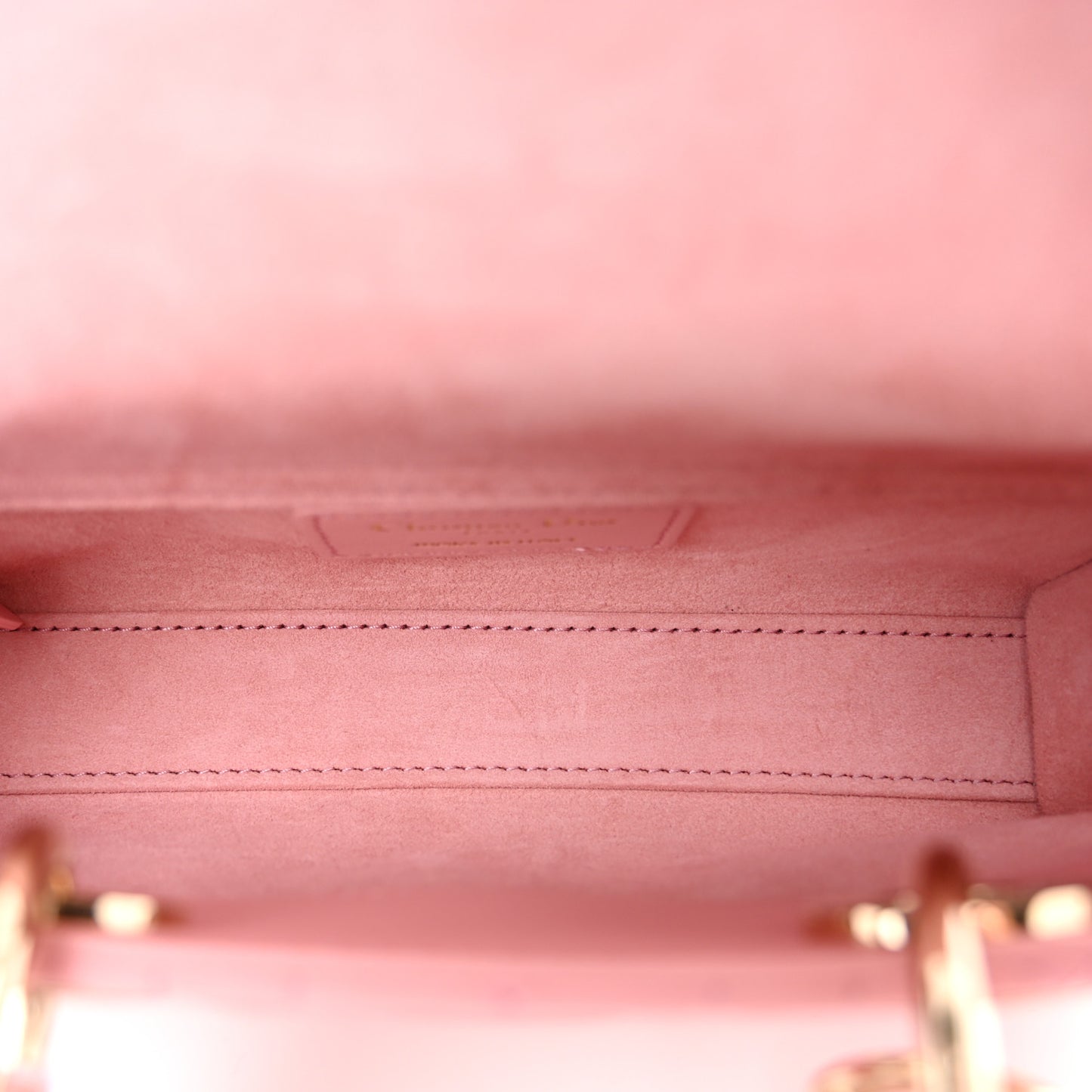 Lambskin Cannage Dioramour Micro Lady D-Joy Melacoton