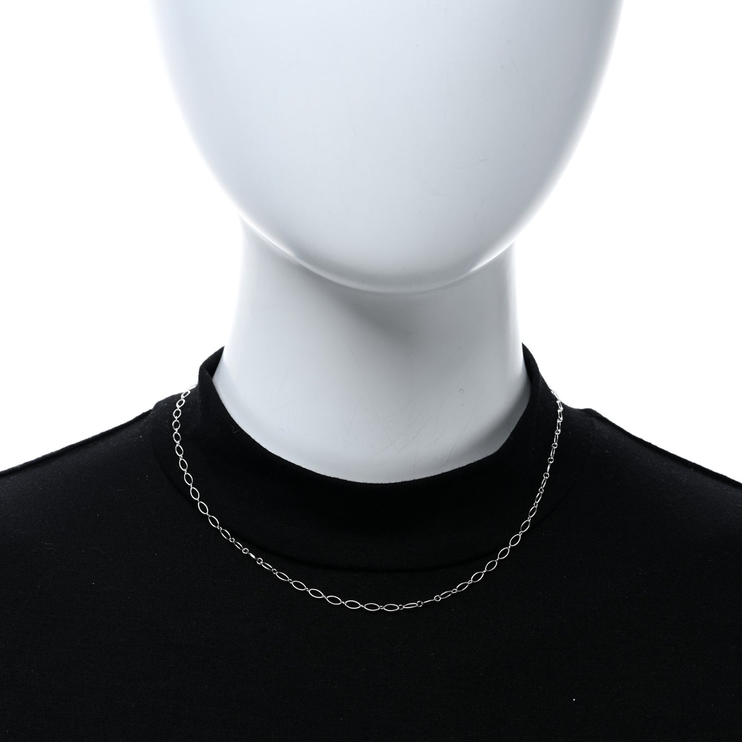 Sterling Silver Oval Link Chain Necklace