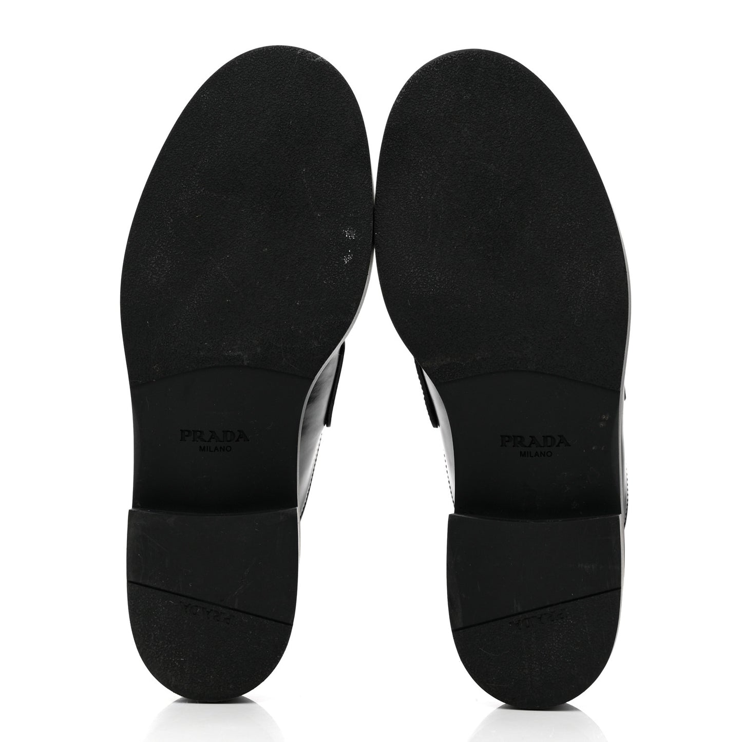Spazzolato Metal Triangle Logo 40mm Loafer Mules 39.5 Black