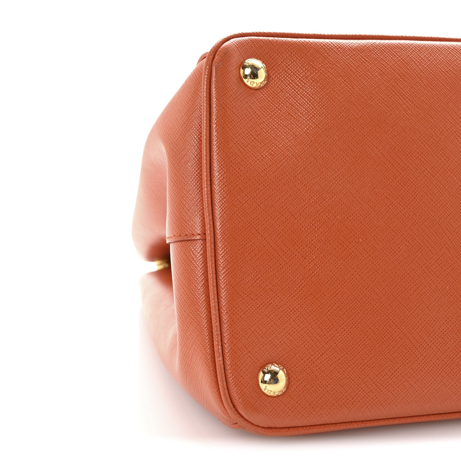 Prada Saffiano Lux Large Tote Papaya 8 of 9