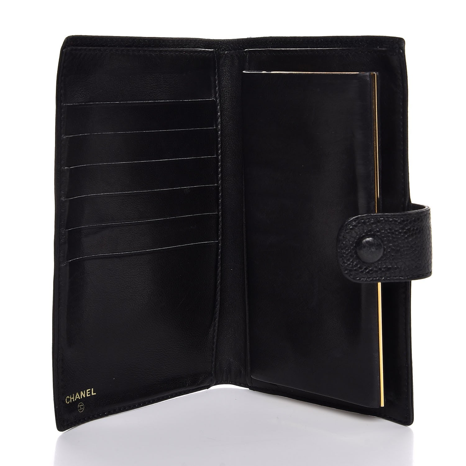 Chanel Caviar Timeless CC French Wallet Black 14 of 17