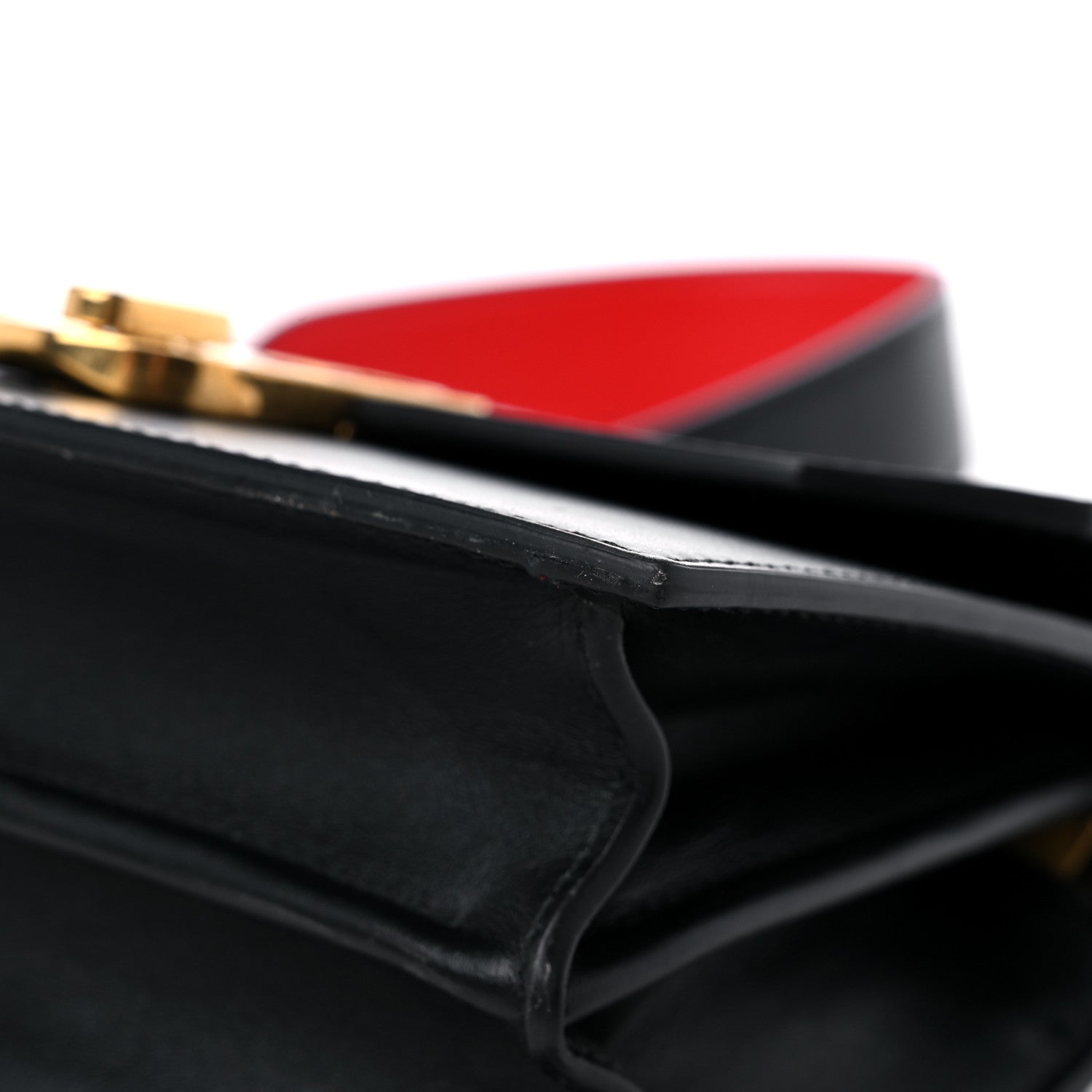 Christian Louboutin Calfskin Mini Elisa Shoulder Bag Black 9 of 13