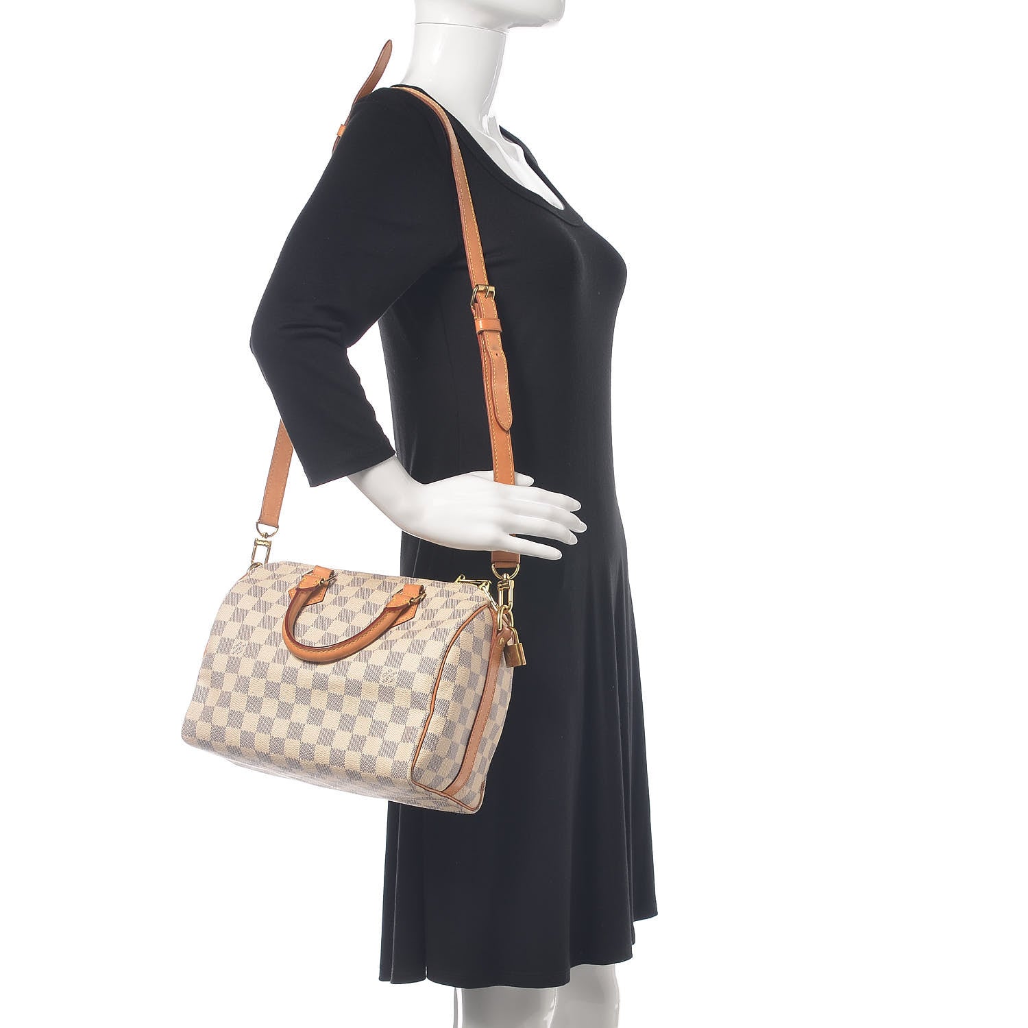 Louis Vuitton Damier Azur Speedy Bandouliere 25 2 of 20