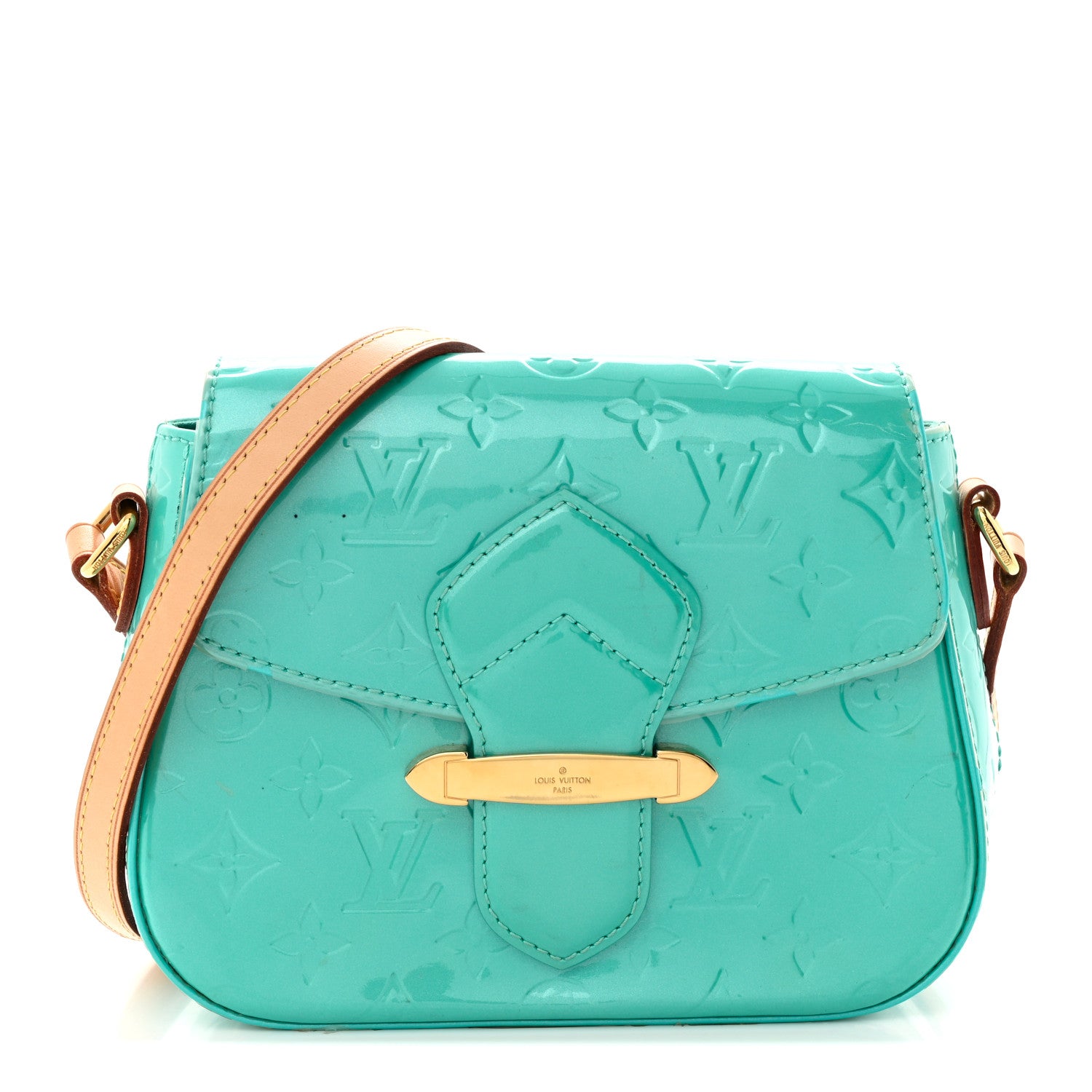 Louis Vuitton Vernis Bellflower PM Blue Lagon 1 of 18