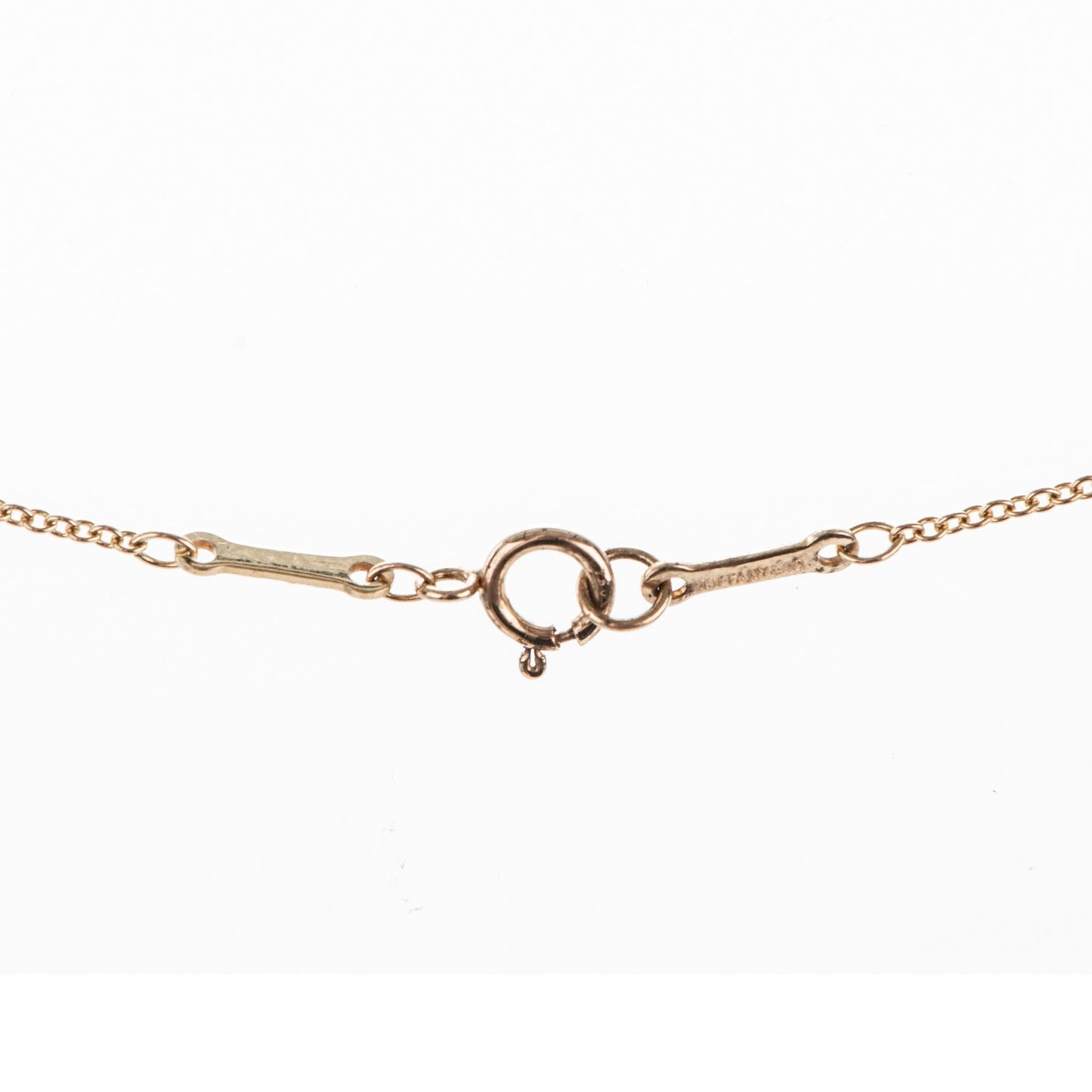 18K Yellow Gold Diamond .50ct Elsa Peretti Diamonds by the Yard Pendant Necklace