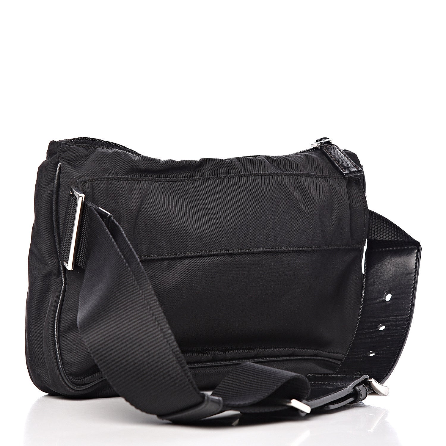 Prada Tessuto Nylon Belt Bag Black 3 of 11