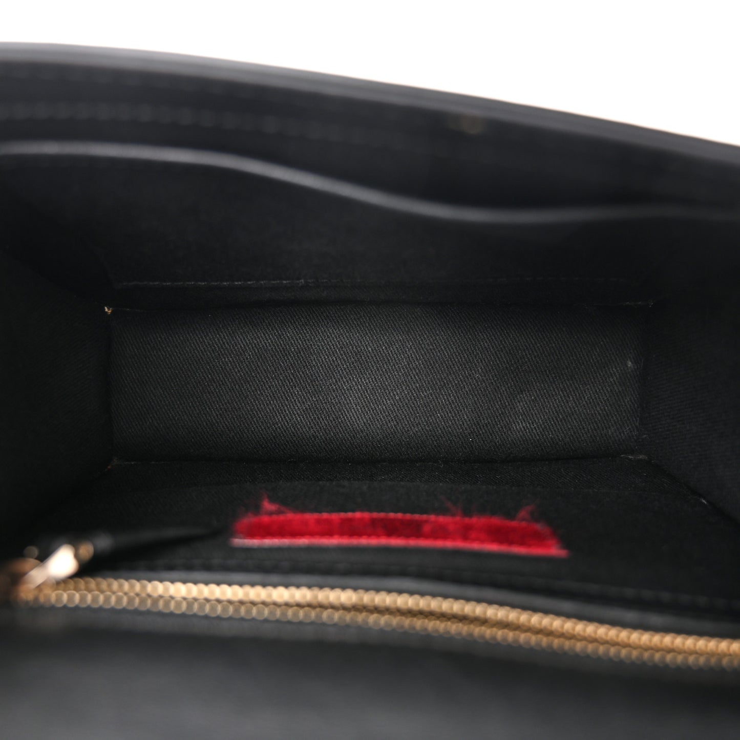 Vitello Small Glam Lock Rockstud Flap Black