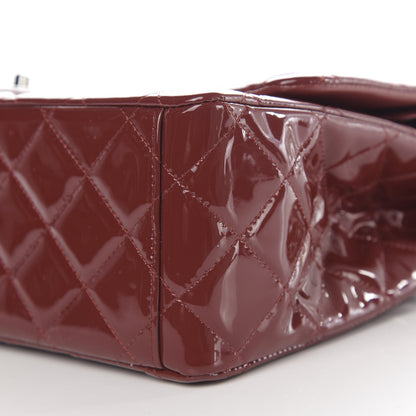 Chanel Patent Quilted Maxi Double Flap Red 10 of 12