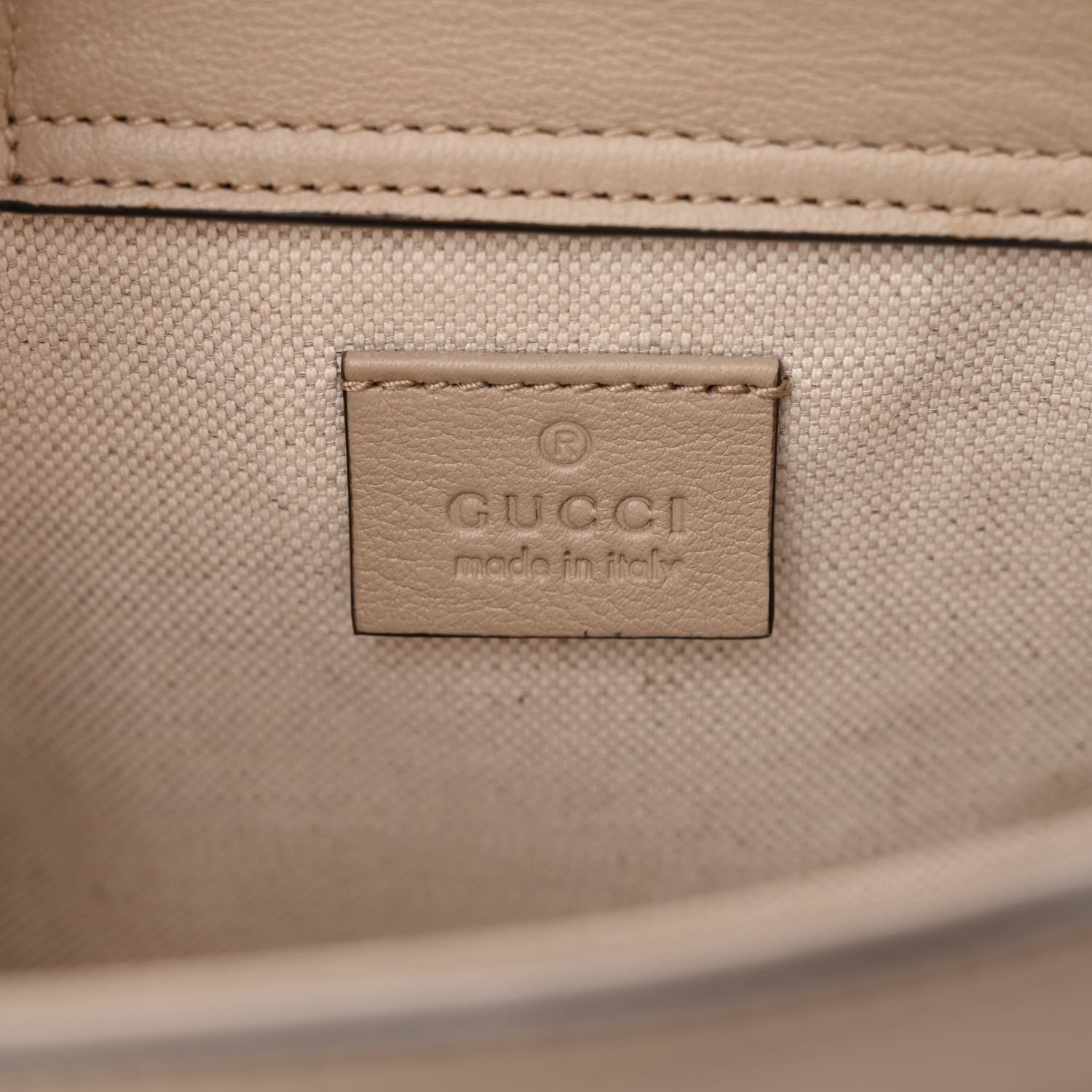 Gucci Wonka Grain Calfskin Mini Diana Tote Bag Oatmeal Vintage Green 6 of 10