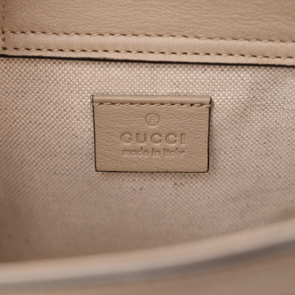Gucci Wonka Grain Calfskin Mini Diana Tote Bag Oatmeal Vintage Green 6 of 10