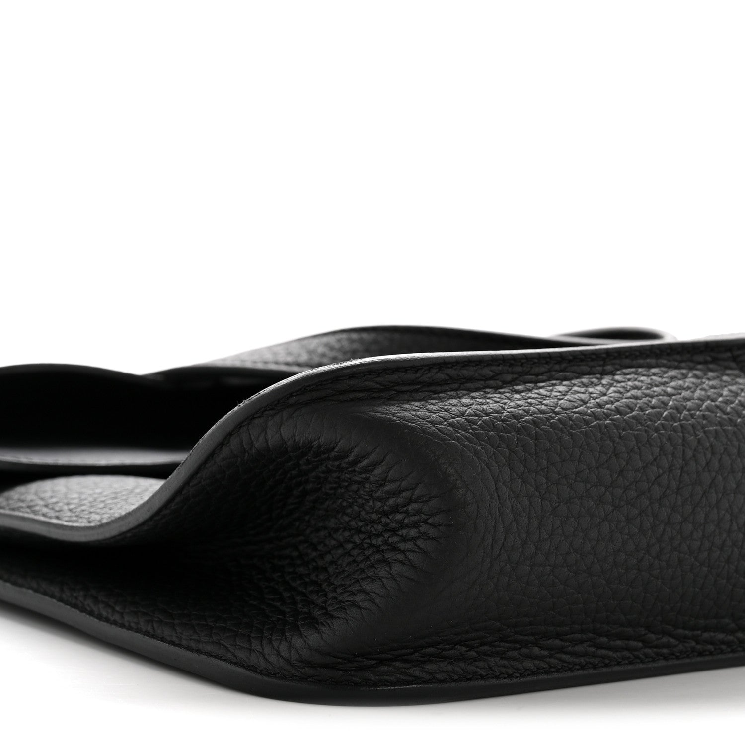 Hermes Taurillon Clemence Halzan 25 Black 9 of 13