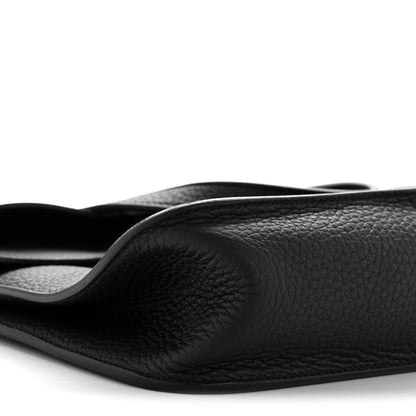 Hermes Taurillon Clemence Halzan 25 Black 9 of 13