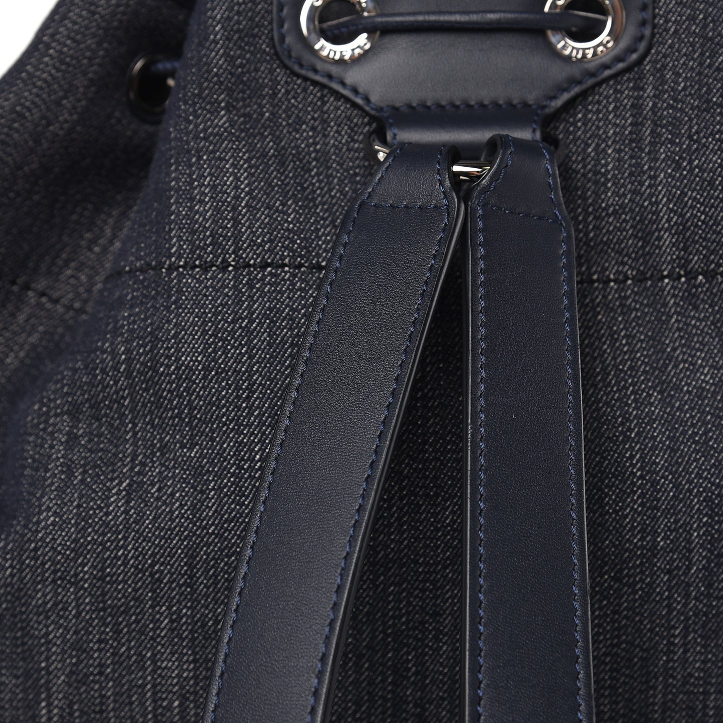 Canvas Large Deauville Backpack Denim Blue
