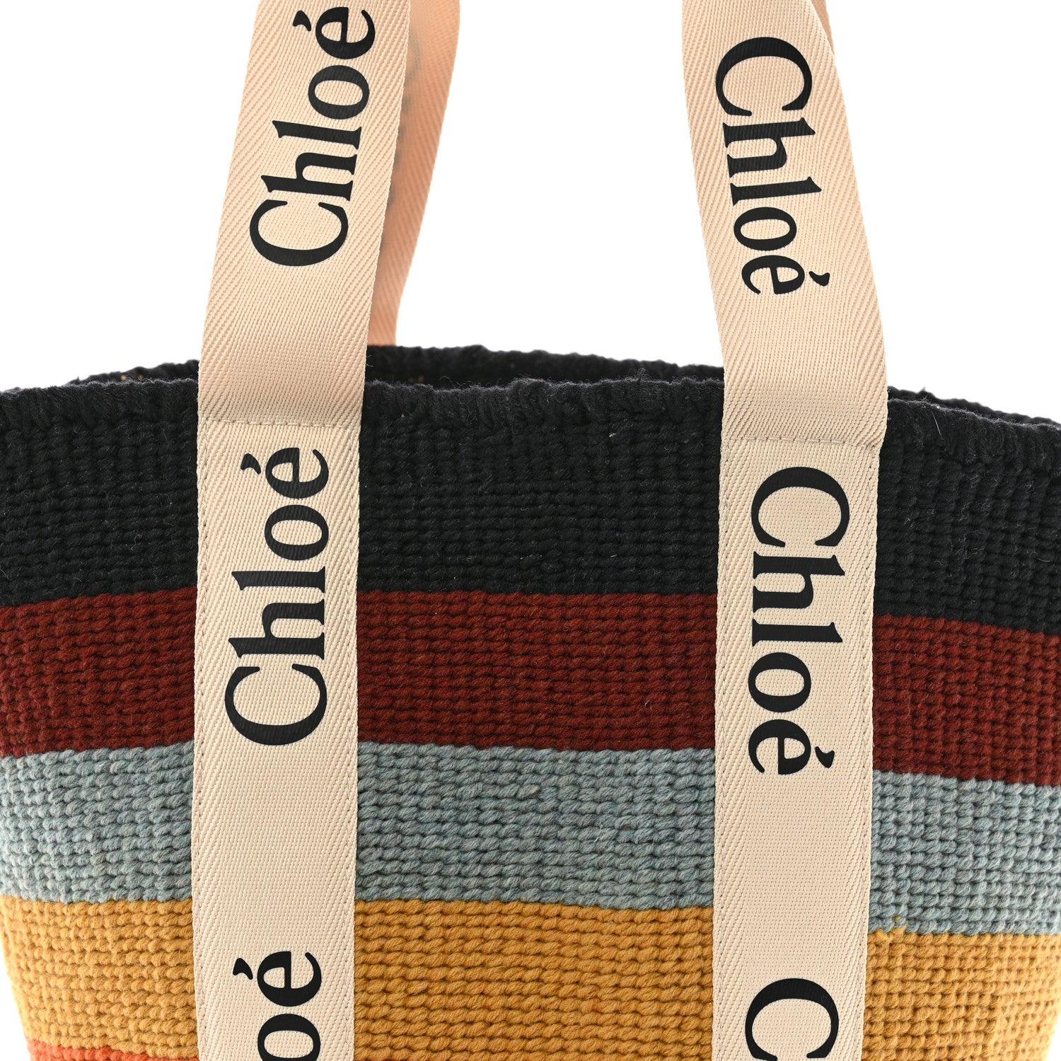Chloe X MIFUKO Woven Large Woody Basket Tote Multicolor 7 of 12