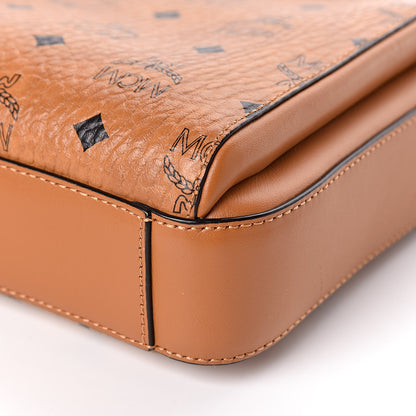 MCM Calfskin Visetos Ottomar Messenger Cognac 6 of 11