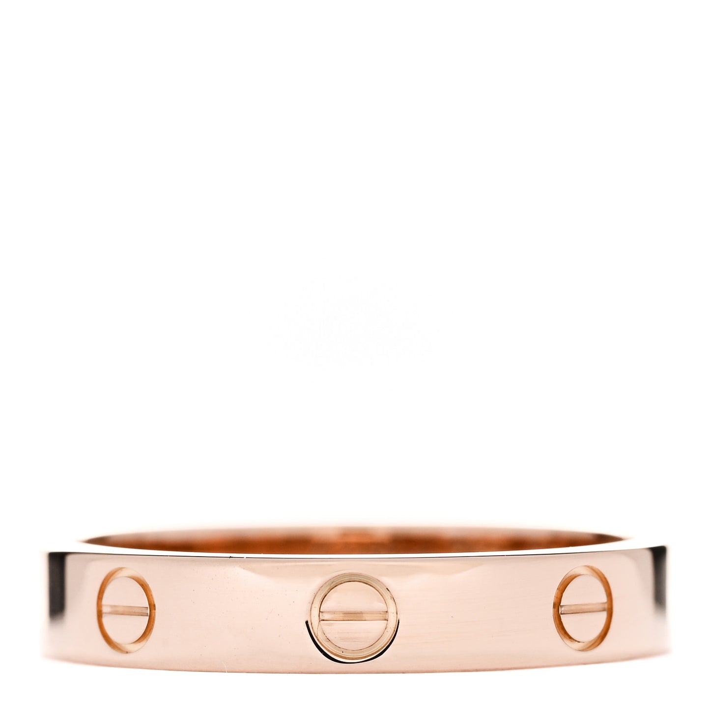 18K Pink Gold 4mm LOVE Wedding Band Ring 61 9.5