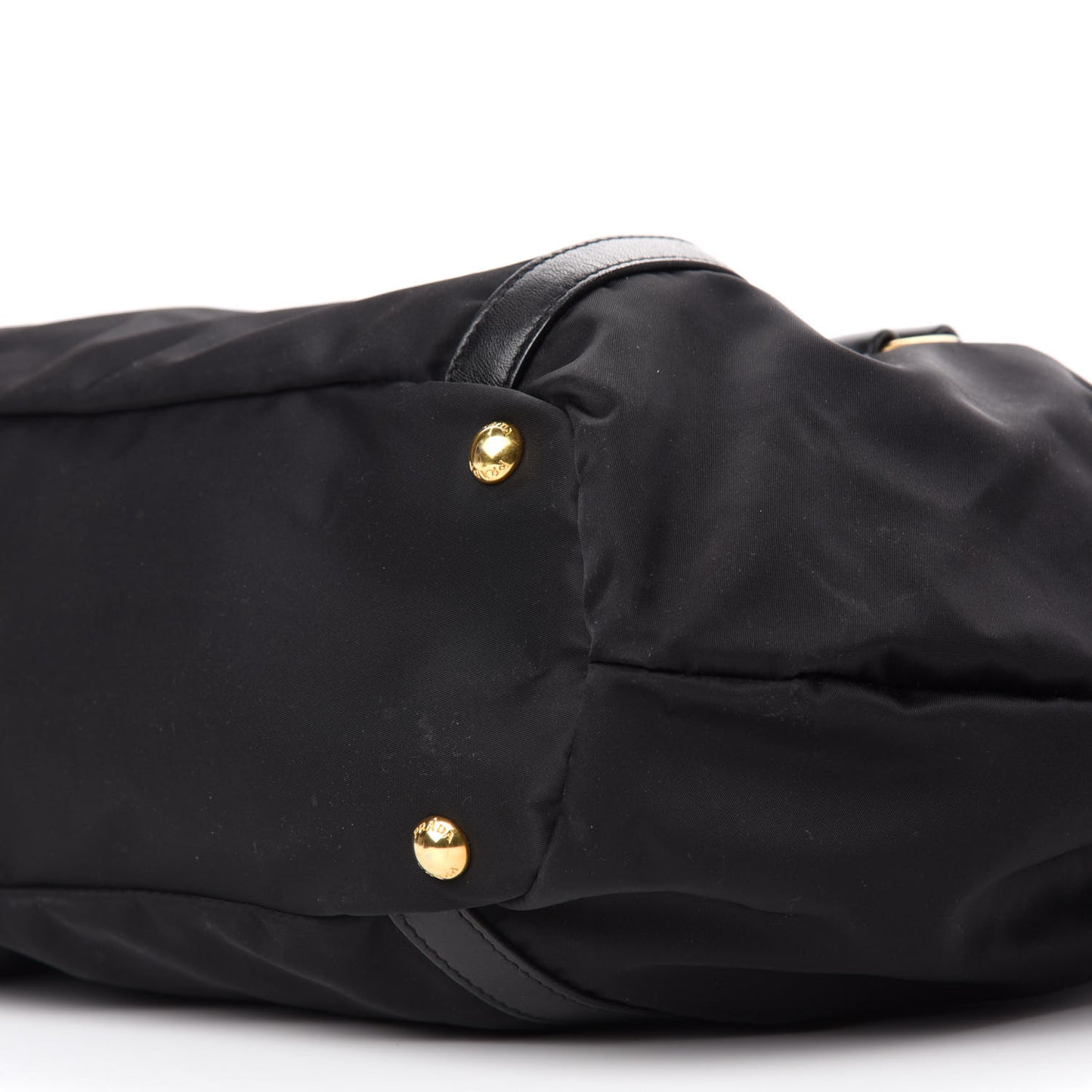 Tessuto Nylon Jacquard Logo Tote Black
