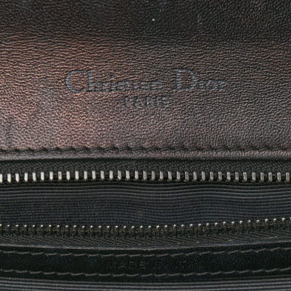 Christian Dior Crackled Deerskin Medium Diorama Flap Bag Black 6 of 11