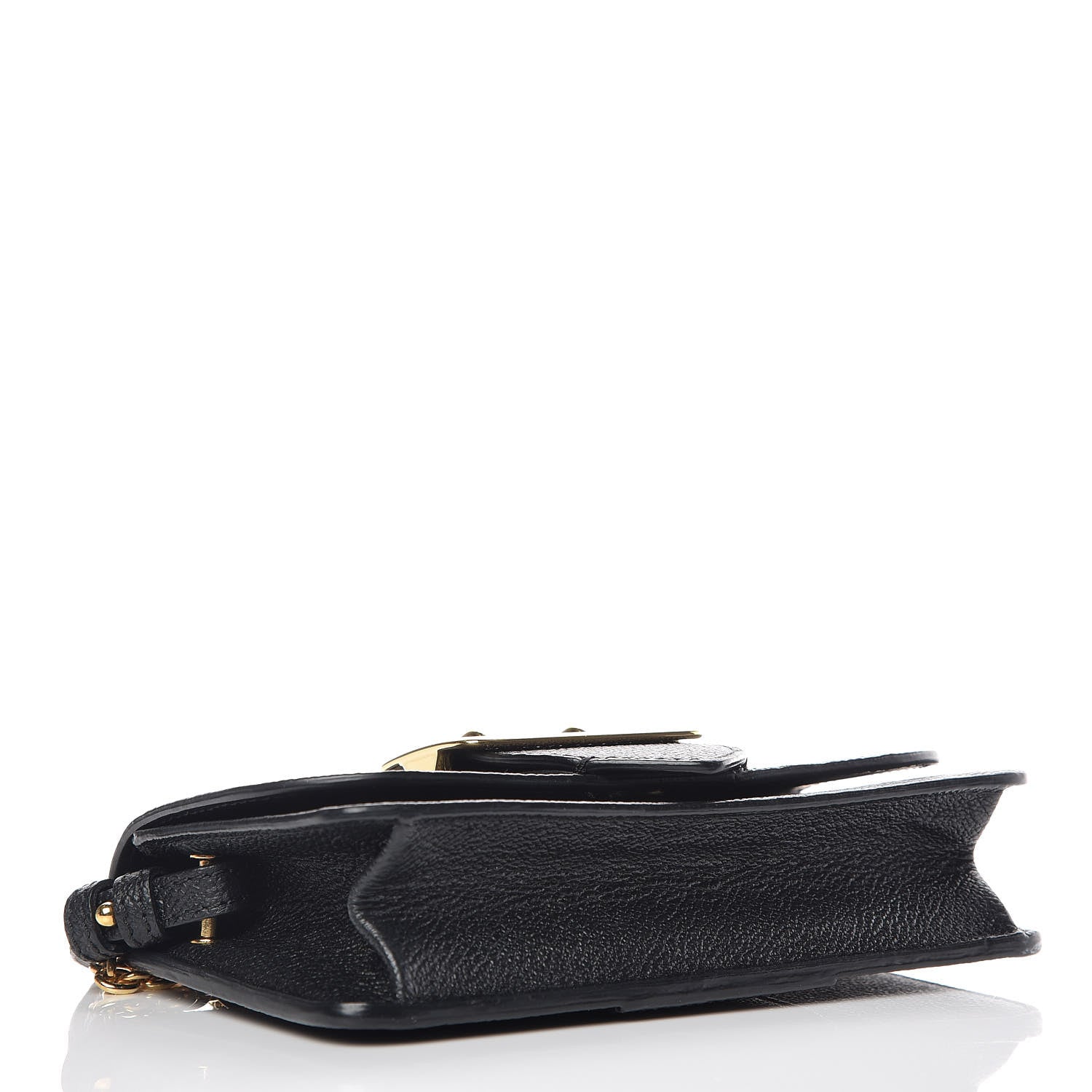 Burberry Soft Grain Calfskin Mini Buckle Phone Bag Black 4 of 10