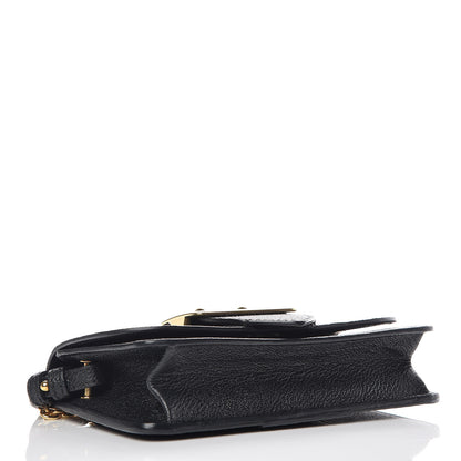 Burberry Soft Grain Calfskin Mini Buckle Phone Bag Black 4 of 10