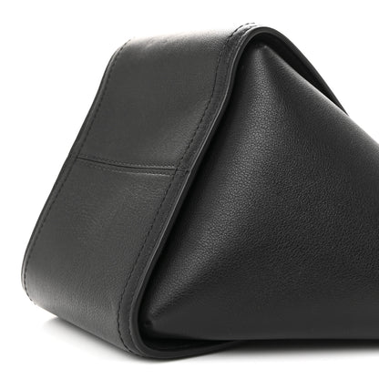 Mulberry Silky Calfskin Mini Rider's Top Handle Bag Black 9 of 11