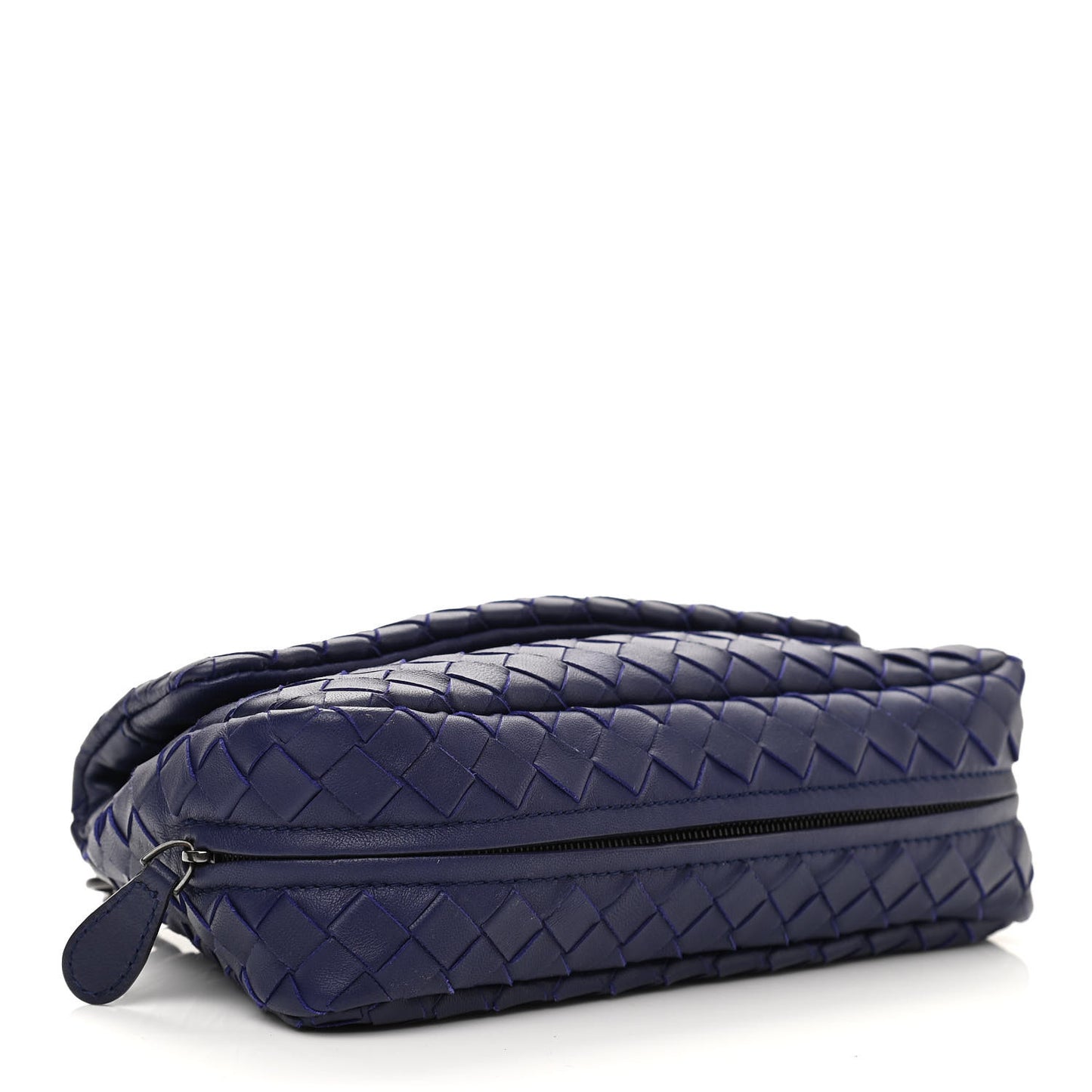 Nappa Intrecciato Small Chain Crossbody Atlantic