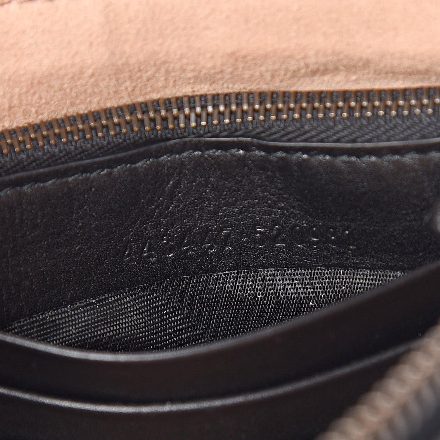 Calfskin Matelasse Mini GG Marmont Chain Bag Black