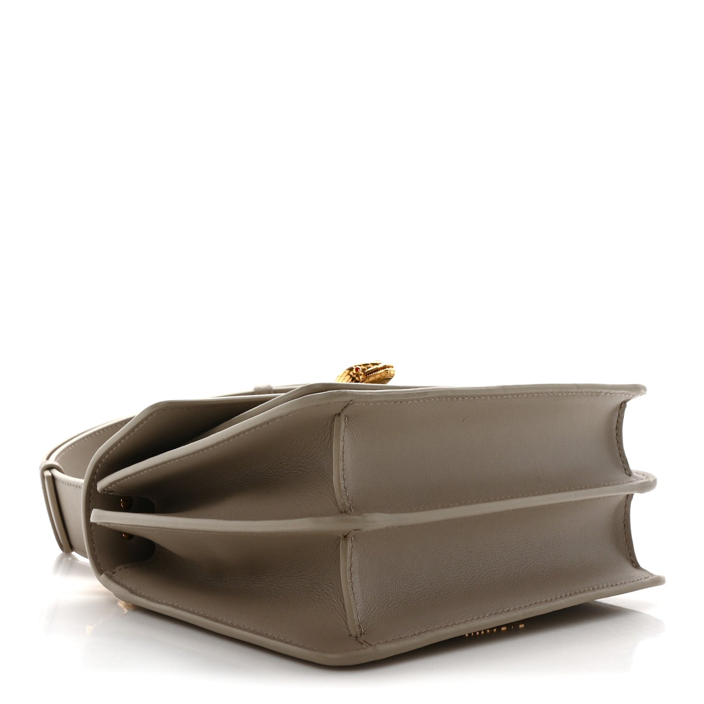 Calfskin Serpenti Forever Maxi Chain Crossbody Bag Grey