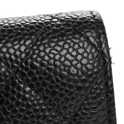Chanel Caviar Quilted Flap Card Holder Black 9 of 15