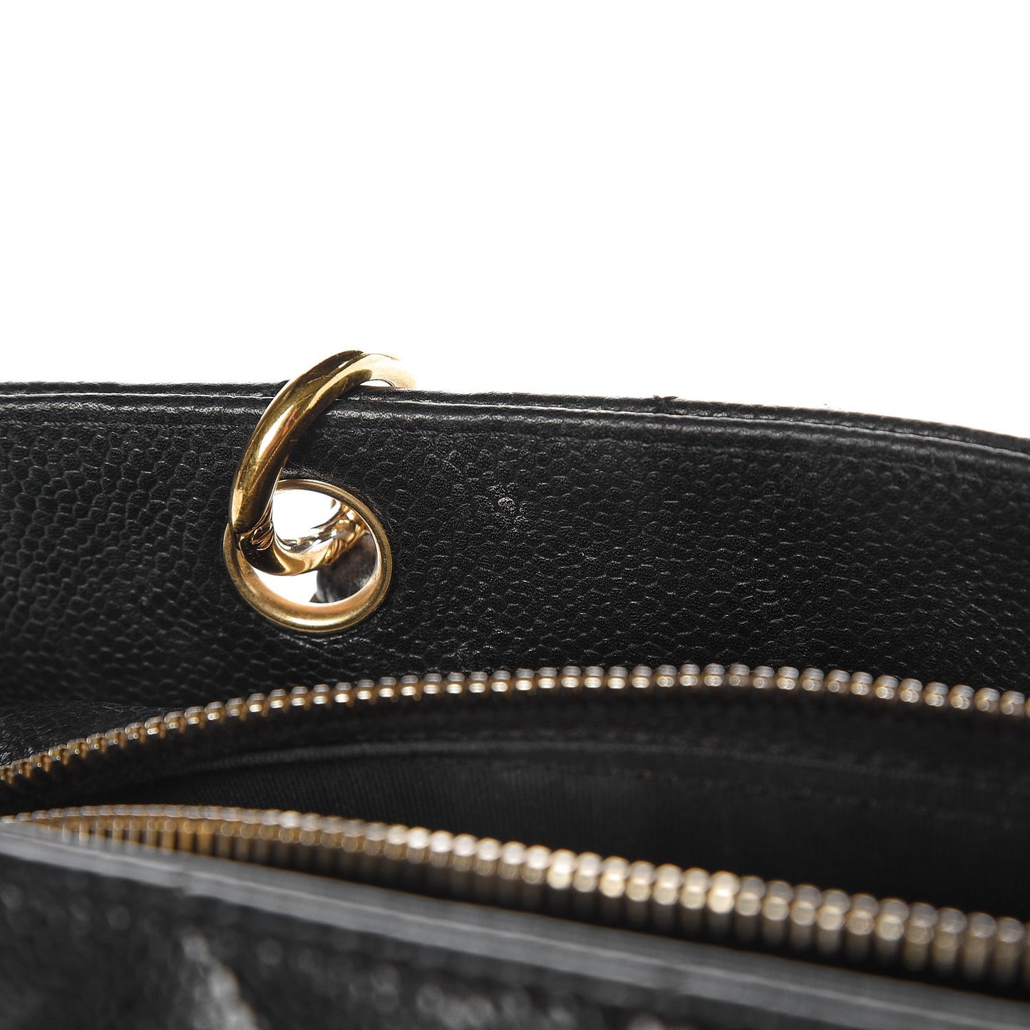 Caviar Quilted Petit Timeless Tote PTT Black